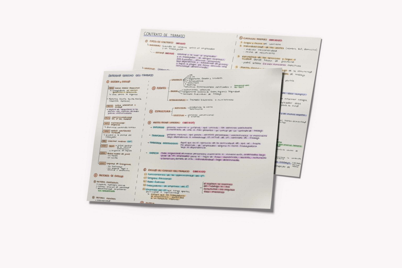 Print Notes Resumen Resumen Derecho Laboral – Grado&Notes